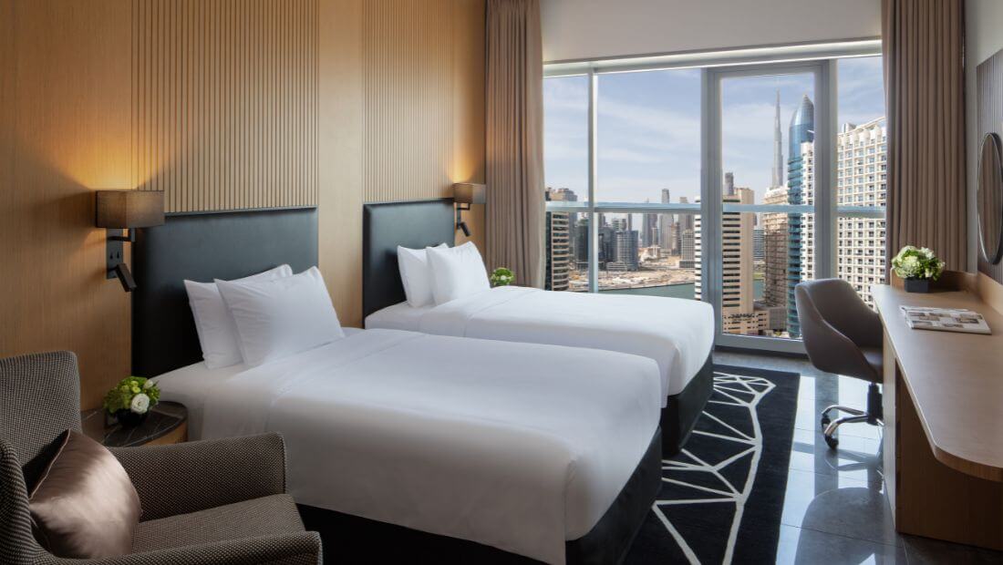 Twin Room at The First Collection at Business Bay